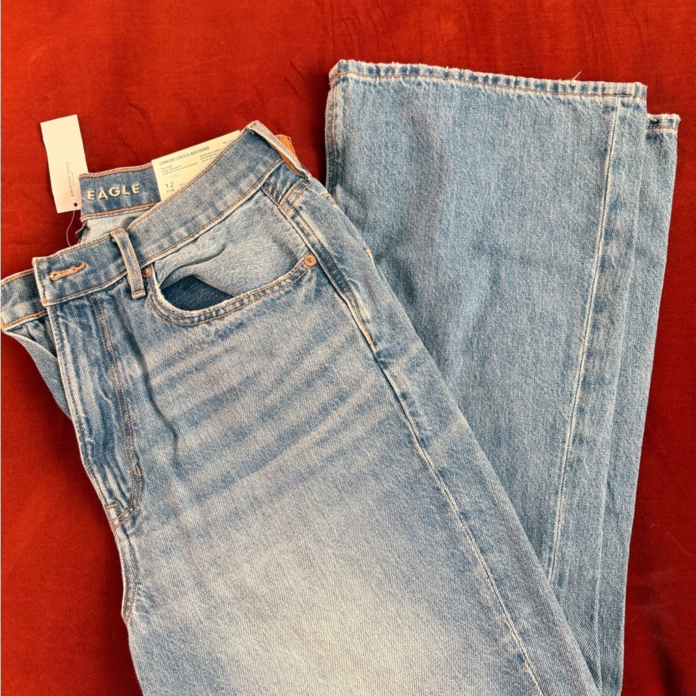 American Eagle Outfitters Light Blue Flare Jeans